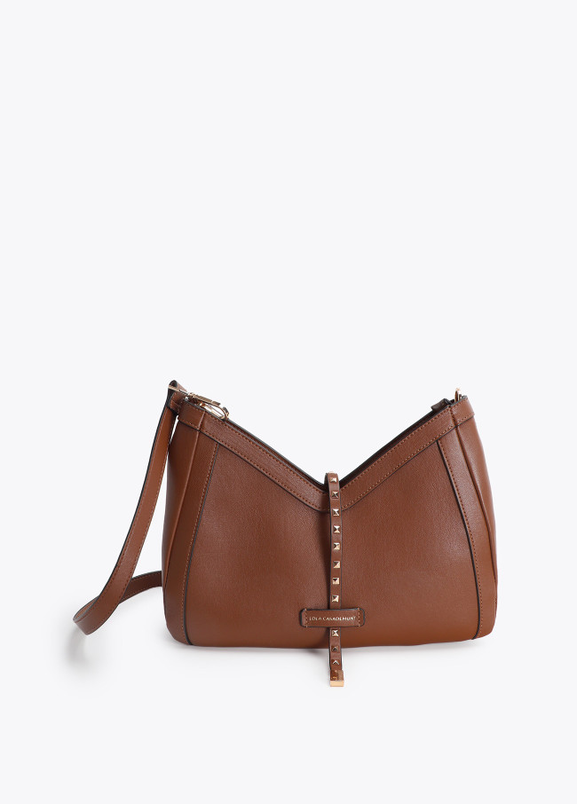 Sac Bandoulière Imitation Cuir avec Mini Clous