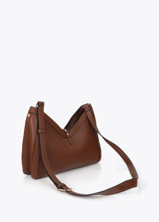 Sac Bandoulière Imitation Cuir avec Mini Clous