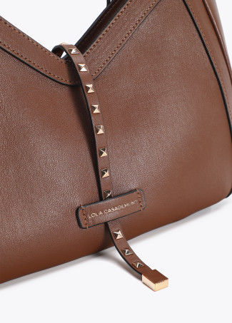 Sac Bandoulière Imitation Cuir avec Mini Clous