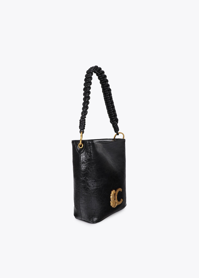 Hobo Bag with Braided Handle