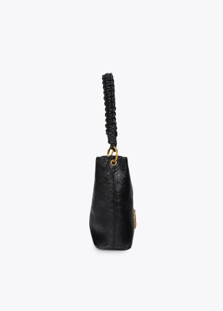 Bolsa Hobo com Alça Trançada
