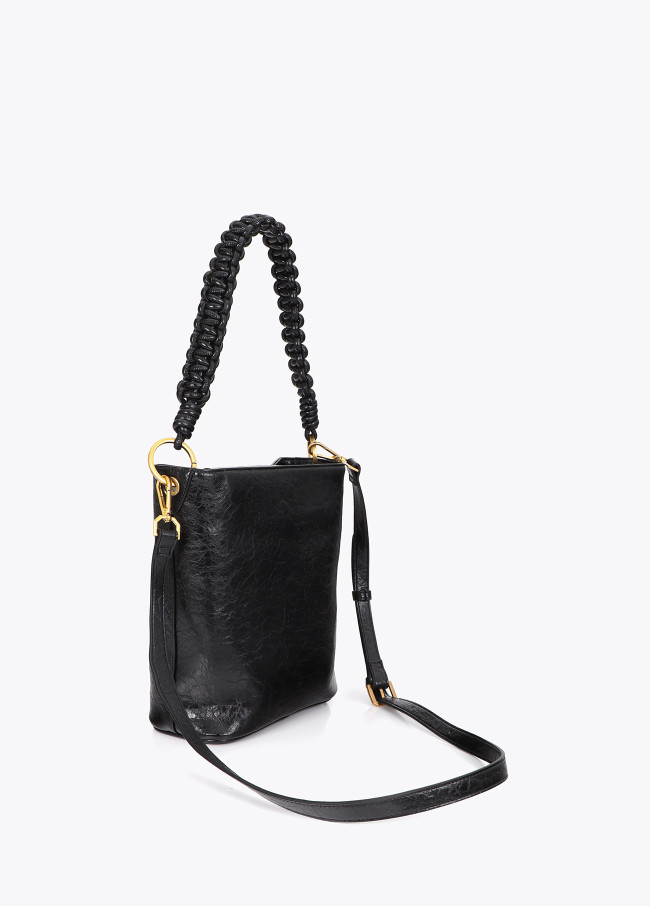 Sac Hobo avec Poignée Tressée