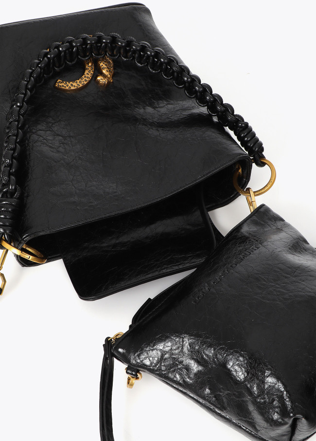 Sac Hobo avec Poignée Tressée