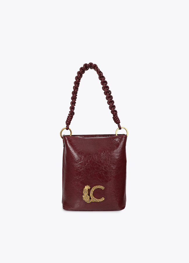 Borsa Hobo con Dettaglio Manico Intrecciato