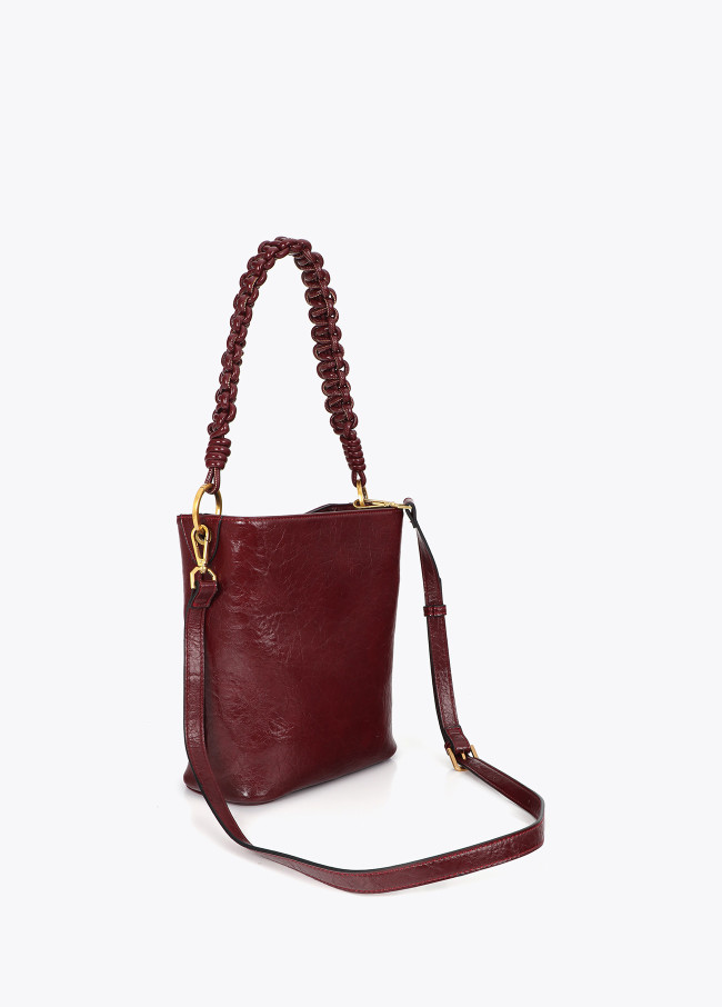 Sac Hobo avec Détail Poignée Tressée