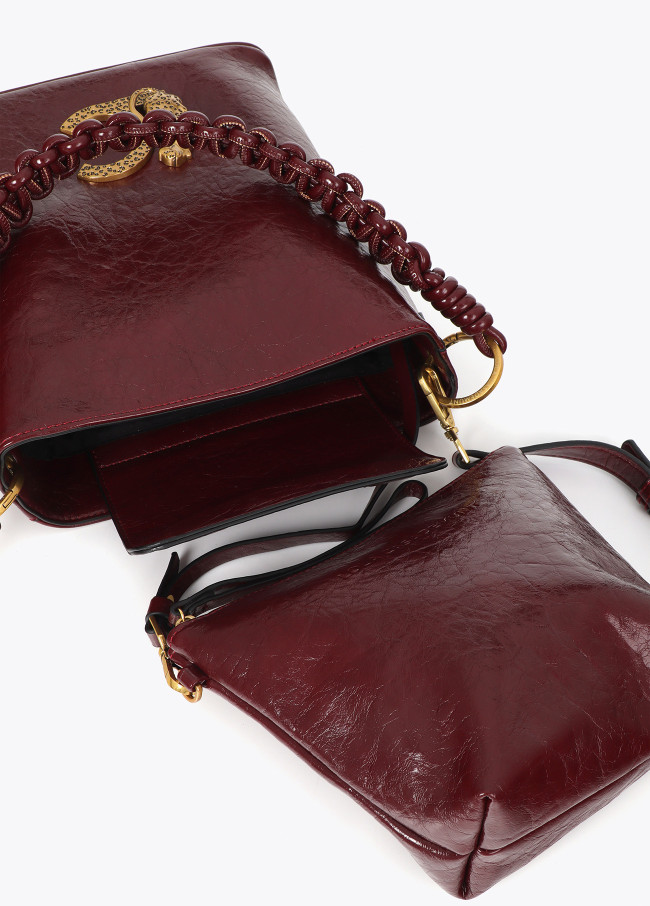 Sac Hobo avec Détail Poignée Tressée