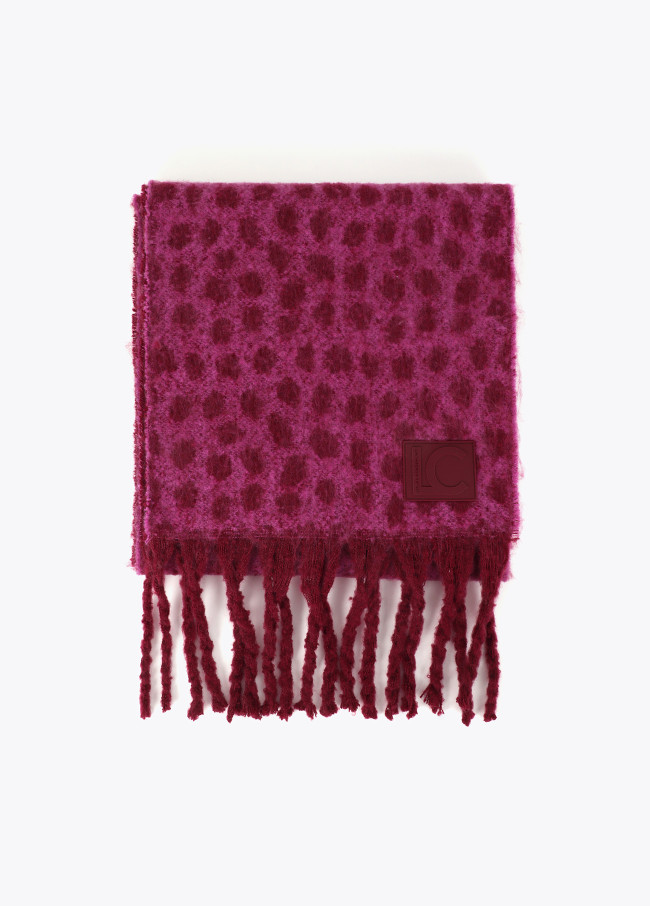 Bufanda reversible animal print