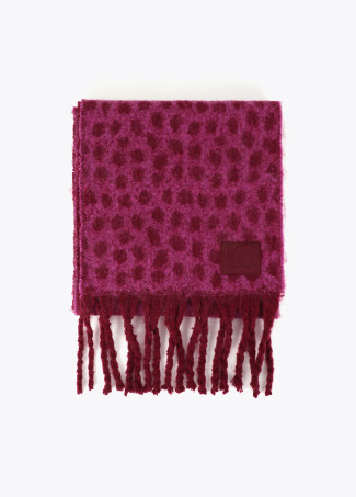 Bufanda reversible animal print