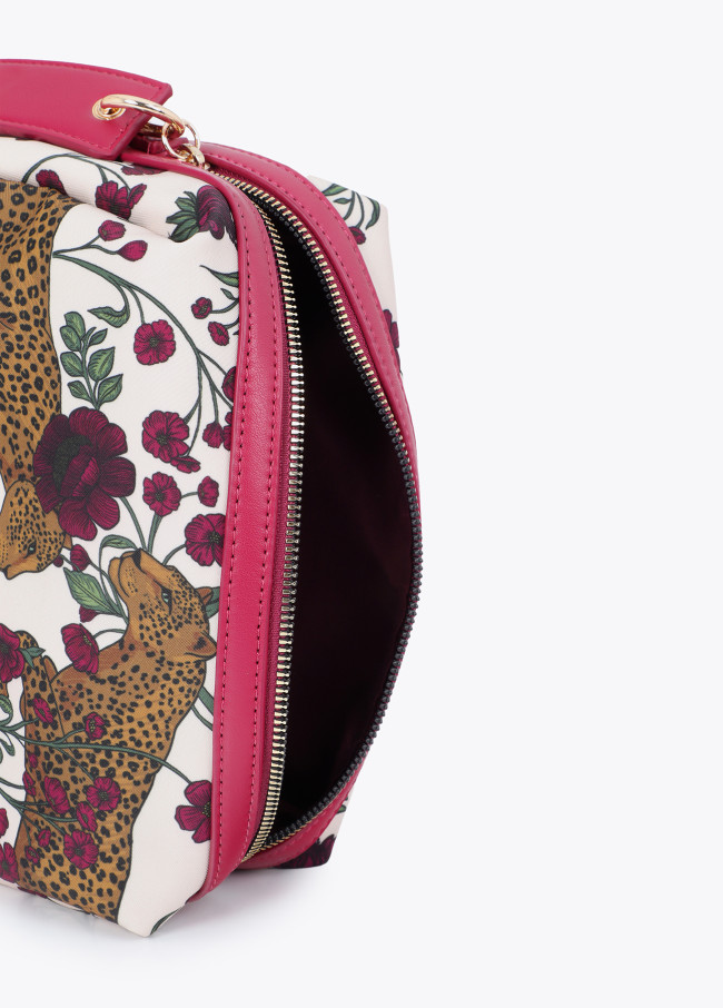 Trousse de Toilette en Nylon Imprimé Tigres et...