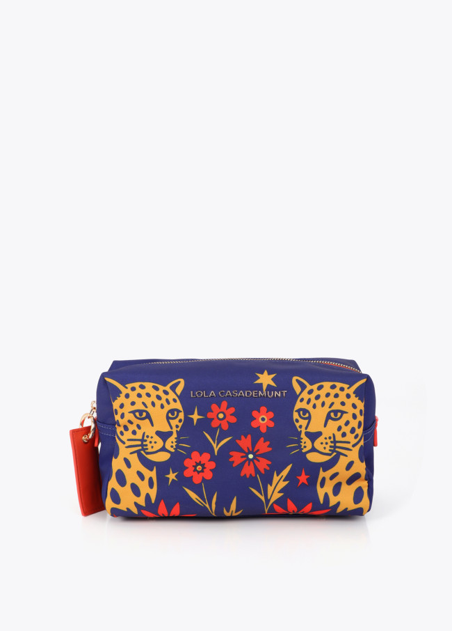 Neceser nylon estampado tigres