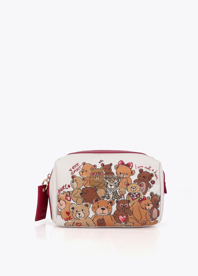 Trousse de Toilette Imprimée Ours Personnalisée