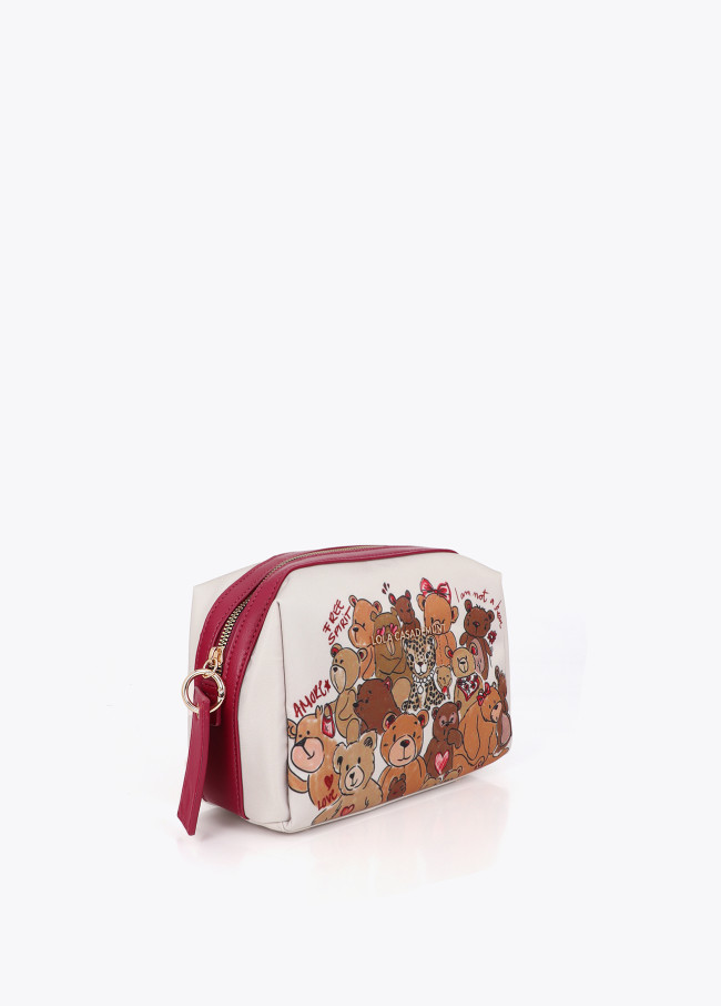 Anpassbare Kulturtasche mit Bärenprint
