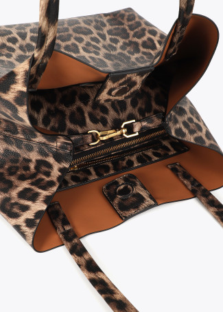 Basic Animal Print Shopper