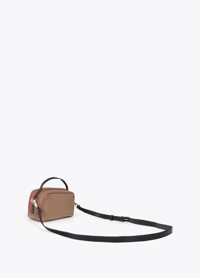 Sac Bandoulière en Nylon avec Détail Anneau