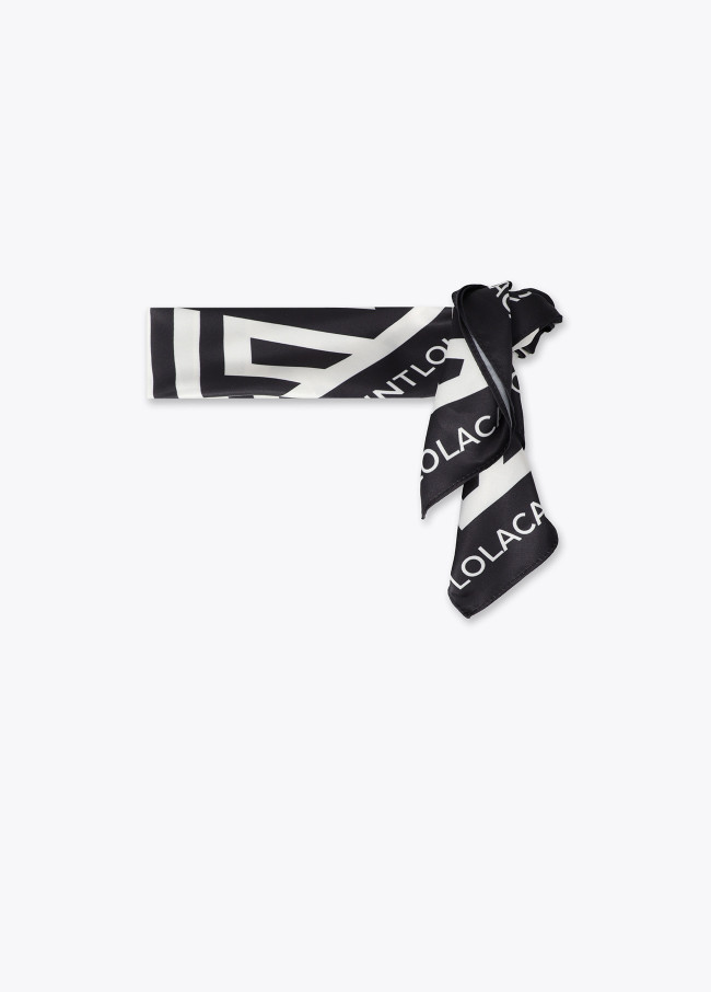 Foulard Logo Optique 55x55cm
