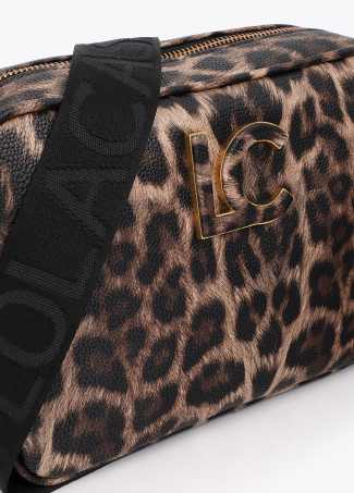 Basic Umhängetasche mit Animal-Print