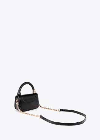 Bolso bandolera mini con detalle aro troquelado