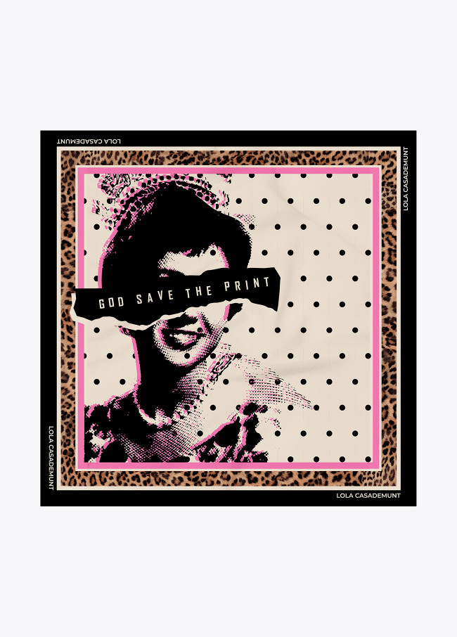 Queen Lola Scarf 45th Anniversary 90x90cm