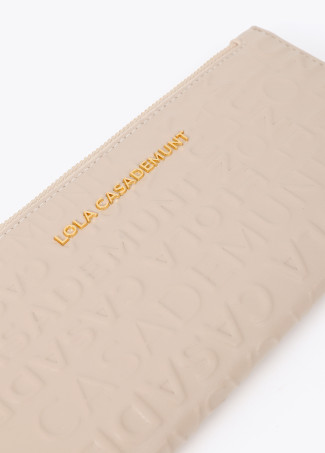 Portefeuille Basique Logo Surpiqûre