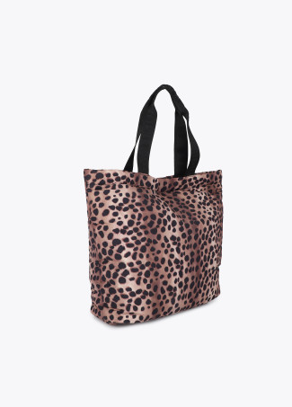 Shopper en Nylon Imprimé Animal
