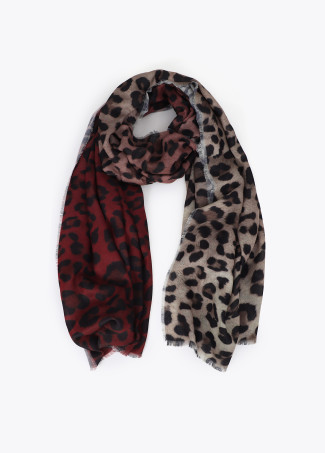 Fular animal print degradado 100x200cm