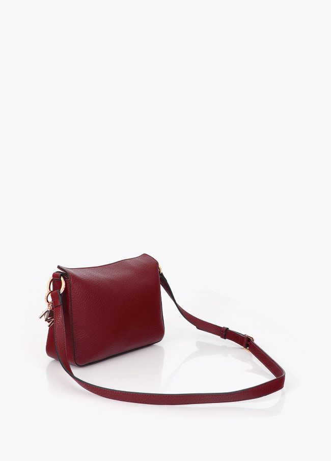 Faux Leather Studded Crossbody