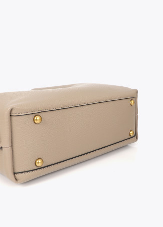 Borsa Shopper con Dettaglio Intrecciato