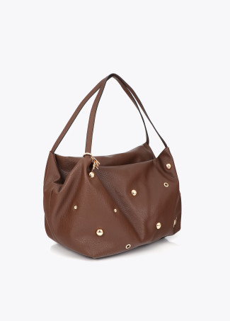 Shopper in Ecopelle con Borchie