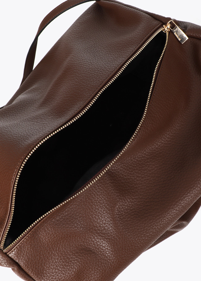 Shopper effet cuir à clous