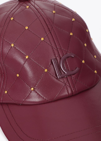 Stitched Cap with Mini Studs