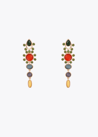 Multicolor Crystal Earrings