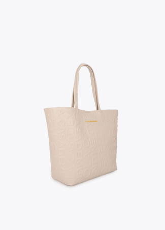 Shopper monograma relieve