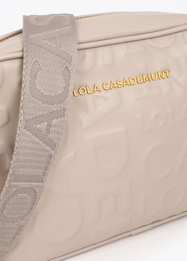 Bandolera con logo grabado