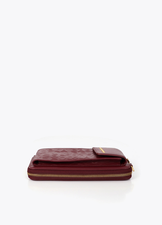 Funda de móvil logo pespunte
