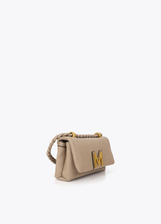 Bolsa Tiracolo com Aba e Alça Trançada