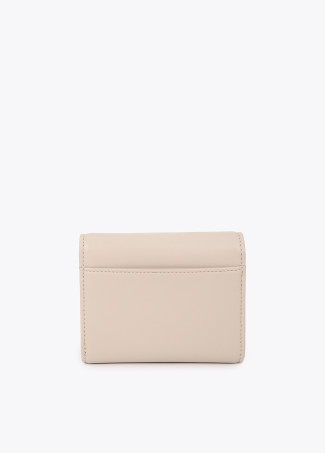 Porte-monnaie effet cuir avec œillets