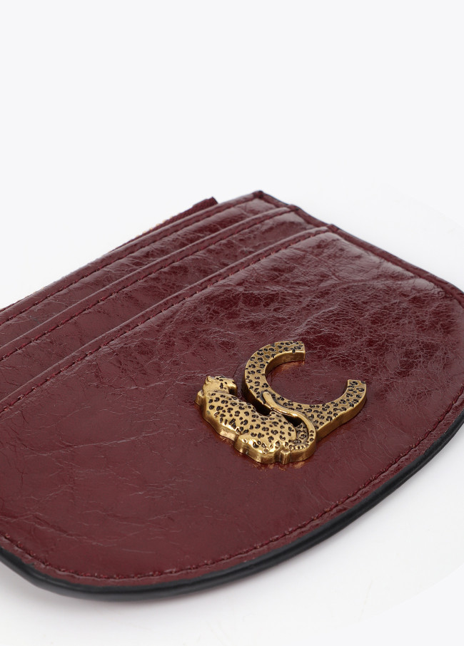 Porte-cartes effet crocodile