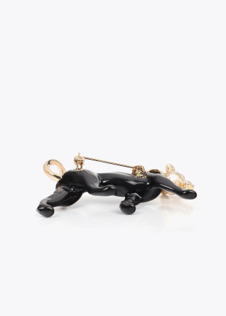 Broche léopard
