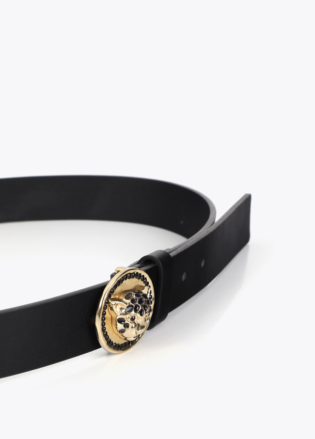 Cinturón medalla leopardo