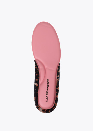 Combined Material and Leather Running Sole Sneakers
