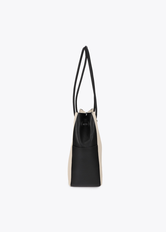 Tricolor Shopper Tasche