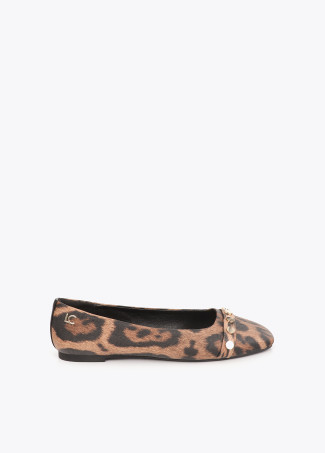 Ballerinas mit Animal-Print