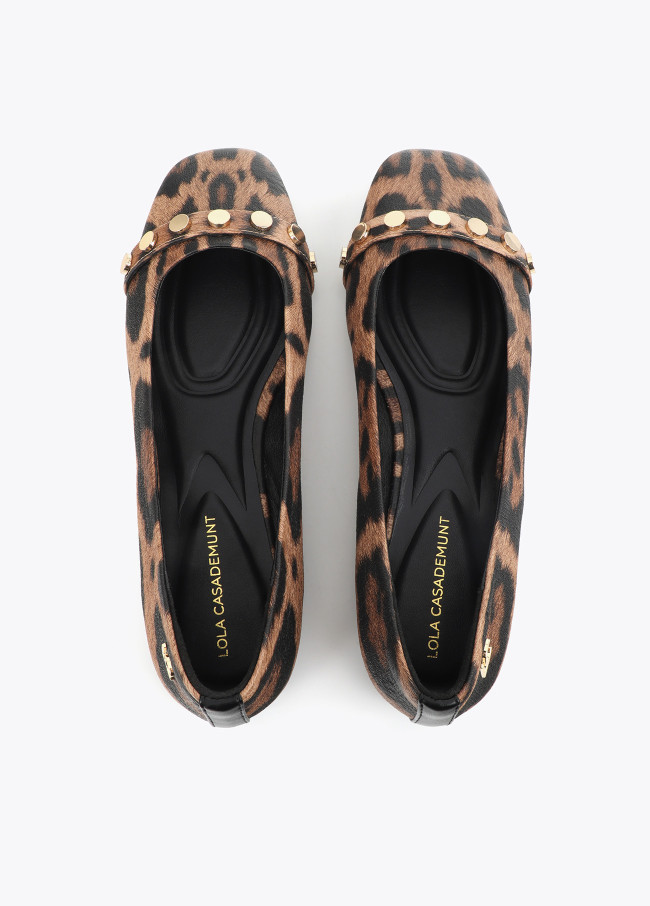 Bailarina en estampado animal print
