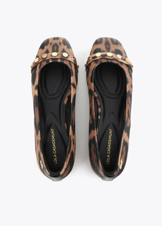 Ballerinas mit Animal-Print