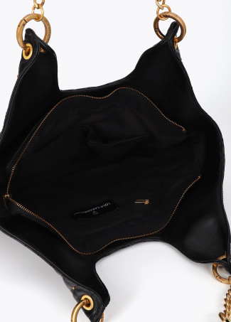 Shopper Trapuntata con Mini Borchie