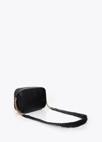 Bolsa Transversal Acolchoada com Mini Tachas