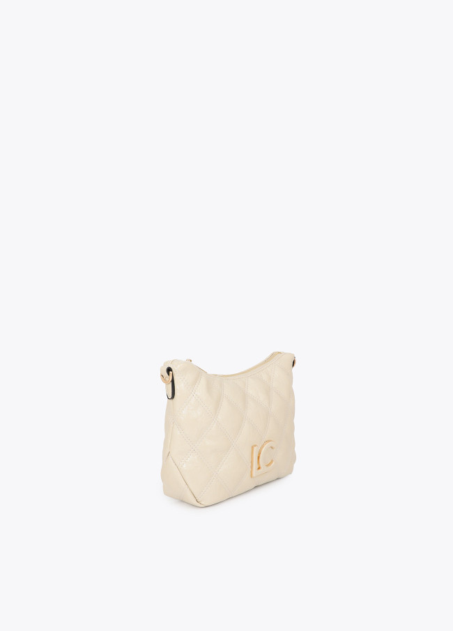 Sac Bandoulière Matelassé avec Double Couture...