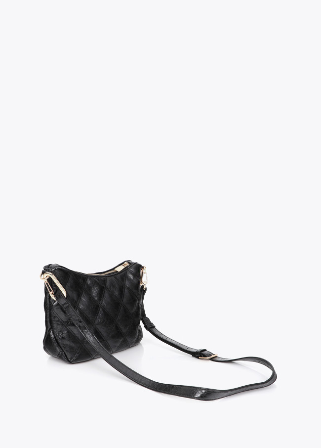 Sac bandoulière matelassé avec couture double...