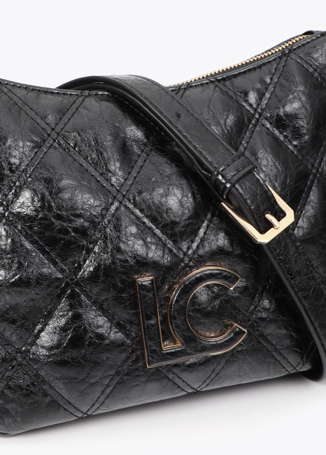 Sac bandoulière matelassé avec couture double...