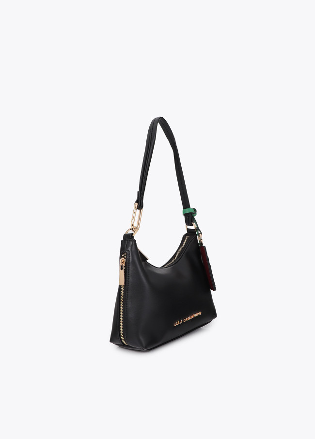 Sac Bandoulière Effet Cuir avec Pendentif...